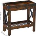 Narrow Side Table, Slim End Table,Sofa Side Table, End Table Nightstand for Bedroom, Living Room, Small Spaces