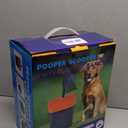 Dog Pooper Scooper Swivel Bin & Rake Kit with 55 Waste Bags, 46" Long Handle Adjustable Portable Non-Breakable Poop Scooper Easy to Clean Pet Waste