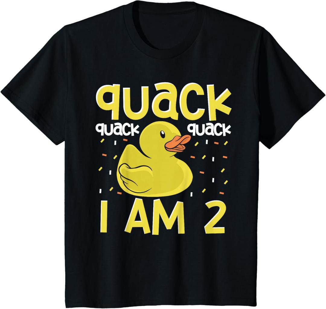 Rubber Duck Birthday 2 Year Old Rubber Duck T-Shirt, 2T