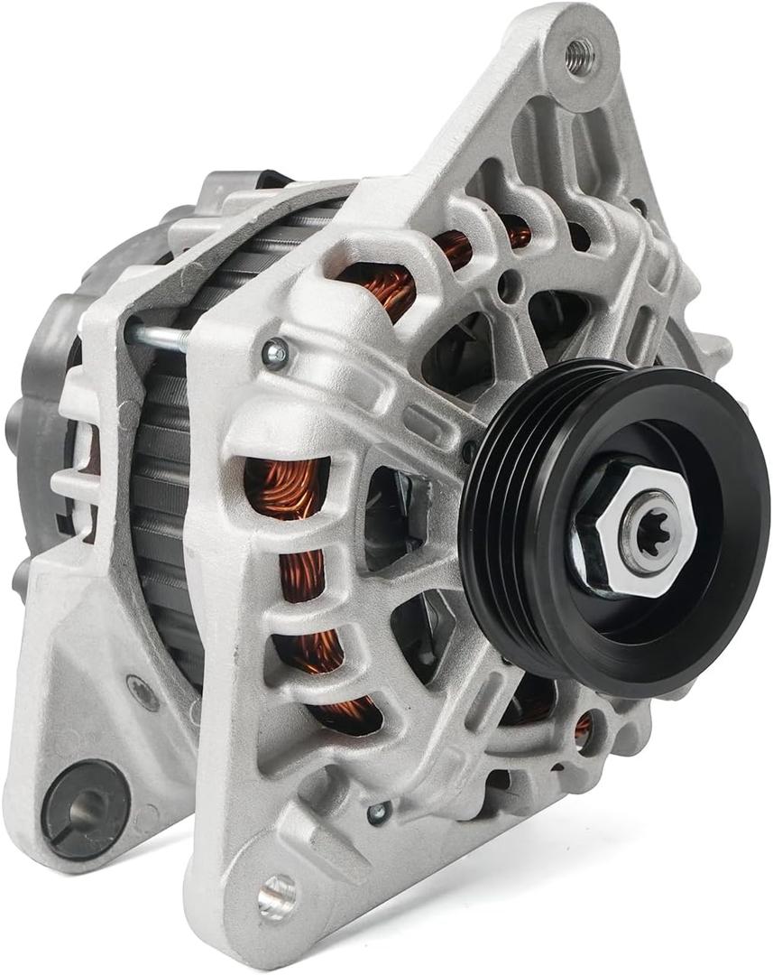 2.0L Alternator Replacement Compatible with 2007-2012 Hyundai Elantra2007-2009 Kia Spectra/Spectra52010-2011 Kia Soul L4 2.0L Replace 11311N, 2655635, 3730023650, 37300-23650, 600162, A0002655635