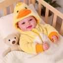 BABESIDE Lightweight Baby Doll Set 15" Realistic Soft Doll for Girls, Easy to Carry & Hug Pretend Play & Gift