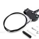 1Set Rollator Replacement Brakes,Walker Replacement Hand Brake,41 Inch Cable,Adjustable Wheel Lock,w/Hardware, Cable,Clip,Compatible with All Brands 3/4 Wheel Aluminum Steel Rollator,Universal Parts