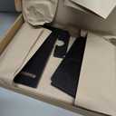 TESLYAR Wood Phone Docking Station for Men - Desktop or Nightstand Organizer - Birthday Gifts for Men, Dad - Anniversary Idea from Wife - Key Holder, Stand Wallet, Watch & Essentials (Bourbon Brown)