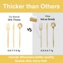 Rubtlamp 180Pcs Gold Plastic Silverware,Luxury Gold Plastic Cutlery,Heavy duty Golden Disposable Flatware, Utensils Set Disposable Include 60Gold Forks,60Gold Spoons,60Plastic Knives for Party,Wedding