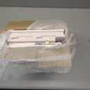 Narrow Bathroom Storage Cabinet, 4-Tier Slim Bathroom Organizers with Door and Open Shelf for Toilet Bathroom Small Spaces (7.9" D x 7.9" W x 31.5" H)