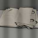 Easy-Going Linen Look Blackout Curtain 84 Inch Length Grommet Window Curtain Drapes for Bedroom, Living Room Thermal Insulated Room Darkening (Set of 2 Panels, Natural)