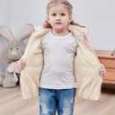 TUONROAD 1-6T Baby Girl Boy Winter Fleece Coats Toddler Warm Puffer Jackets Kids Down Alternative Outerwear (Pink)