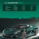 SCITOO D1294 D1042 Semi-Metal Brake Pads Kits Front & Rear Replacement For BMW For X5 2007-2018,For BMW For X6 2010-2018