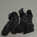 PUPTECK Anti Slip Dogs Shoes for Hot/Cold Pavement, Senior Booties, Rubber Boots & Paw Protectors for Small Medium Large Size Dogs to Prevent Licking, Grippy Socks for Hardwood Floors, Tiger, L