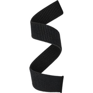 Abanen Hook and Loop Quick Dry 20mm Watch Band for Garmin Fenix 8 43mm / epix Pro 42mm / Fenix 7S/6S/5S, Woven Nylon Ultralight Sport Wristband Strap for Instinct 2S / Instinct E 40mm (Black)