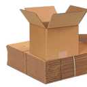 BOX USA Shipping Boxes Medium 7"L x 7"W x 6"H 25-Pack - Corrugated Cardboard Box for Moving, Mailing, Packing, Packaging and Storage