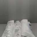 Fokitut 6 Pack Round Tablecloth, 120 Inch, Stain Resistant and Wrinkle Polyester Table Cloth, Fabric Table Cover for Kitchen Dining, Wedding, Party, Holiday Dinner-White