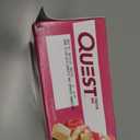 Quest Nutrition White Chocolate Raspberry Protein Bars, 20g Protein, 1g Sugar, 5g Net Carb, High Fiber, Gluten Free, Keto Friendly, 12 Count