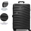 Travelpro Maxlite Air V2 Hardside Expandable Checked, Black, 25-Inch | Lightweight Polycarbonate Hard Shell Luggage, 8 Spinner Wheels, TSA Lock & Durable Construction, Men & Women