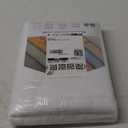 AmazerBath Extra Long Shower Curtain 96 Inches Long, Waffle Shower Curtain White Extra Long, Fabric Shower Curtains for Bathroom, Heavy Duty 240G Waffle Textured, 72x96 Inches