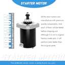 Kawasaki Starter FR691V FR730V FH491V FS481V FS541V FS600V FS604V 21163-0711, 21163-0714, 21163-0727, 21163-0743, 21163-0749, 21163-7024, 21163-7034, 21163-7035, FR691V-AS04 (Steel Gear)