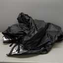 UpgradedPatio Egg Chair Covers with Zipper, Wicker Egg Swing Chair Covers, Waterproof Heavy Duty Weather Resisatnt Outdoor Chair Cover, Windproof Hanging Chair Cover, 75" x 45", Black, 1 Pack