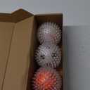 Puppy Party 3.5" Squeaky Spiky Dog Balls 3 Pack - Premium Durable Non-Toxic Rubber, Double Layered for Added Toughness, Great for Medium to Large Dogs