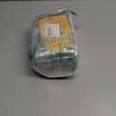 Metal Cat Litter Scoop with Holder, Heavy Duty Deep Sifter with Dual-Hole (10mm/5mm) for Pellets & Clay, Non-Stick (Blue)