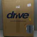 Drive Medical Aluminum Rollator Walker - Fold Up - Padded Seat - 6 Inch Wheels - Lightweight Portable Design - Indoor Outdoor Mobility Aid - Blue (1 Count (Pack of 1))