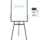 Easel Whiteboard - Magnetic Portable Dry Erase Easel Board 36 x 24 Tripod Whiteboard Height Adjustable