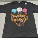 Baseball Lifestyle 101 Apparel Youth Baseball Drip Icecream T-Shirt, S