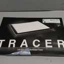 LitEnergy A4 LED Copy Board Light Tracing Box, Adjustable USB Power Artcraft LED Trace Light Pad for Tattoo Transferring, Drawing, Sketching, Animation, Stenciling, Diamond Art Painting Accessories (BLACK)