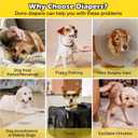 Dono Dog Diapers Female with Stretchy Waist-32Pcs, Disposable Full Wraps Female Puppy Dog in Heat Period Diapers, 360 Leak-Proof Super Absorbent Doggie Puppy Diaper