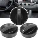 3 Pack Control Knob Fan Heater Tacoma Compatible with 2005-2011 Toyota Tacoma HVAC Control Knob Tacoma Heater Temperature HVAC Fan Control Knob 65551820A 758695