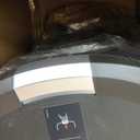 simplehuman 50 Liter / 13 Gallon Semi-Round Kitchen Step Can with Secure Slide Lock, Black Plastic