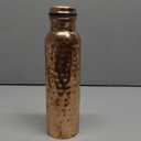 Copper Water Bottle-34oz-Handcrafted Ayurvedic 100% Pure Copper Water Bottle for Drinking Leak-Proof Lid BPA Free Non-Insulated & Eco Friendly with Premium Quality for Sport & Travel