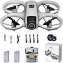 Drone with HD Camera for Beginners Adults, Under 249g Lightweight Mini Drones with Body Lights 360 Rolling One-Key Takeoff/Landing, Headless Mode, I1 Pro Mini RC Quadcopter Cool Birthday Gift
