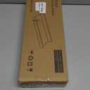 Black Floating Shelves for Wall Decor, Wall Mounted Wood Storage Shelf for Bedroom, Living Room, Bathroom, Kitchen, Nursery, Display Picture Ledge Shelf with Lip Set of 2-14 Inches, Black (13.6in)