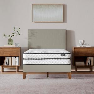 Signature Design by Ashley Twin Size Chime 10 Inch Medium Firm Hybrid Mattress with Cooling Gel Memory Foam for Pressure Relief, Fiberglass Free, Mattress In A Box