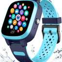 TOPUSER 4G GPS Smart Watch for Kids Boys Girls Watches [Global Version] SOS Emergency Alarm Waterproof Smartwatch with Text Video Voice Call Phone Watch Tracker Real Time Tracking Age 3-12