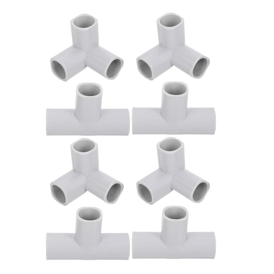 ERINGOGO 8pcs Baby Playpen Connectors T Shaped Joints Baby and Pet Gate Replacement Parts for Play Yard Safety and Easy Assembly