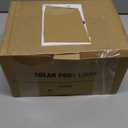 Solar Post Cap Lights Outdoor 6pack, Black Waterproof Solar Powered Deck Fence Post Lights Fit 4x4 Wood/Vinyl Posts, Bright Warm White Solar Post Lights Decorate Deck, Patio, Porch, Fence