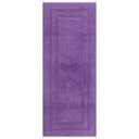 Cotton Bath Mat Soft Absorbent Quick Dry Machine Washable Bathroom Mat, Grape, 24" x 60"