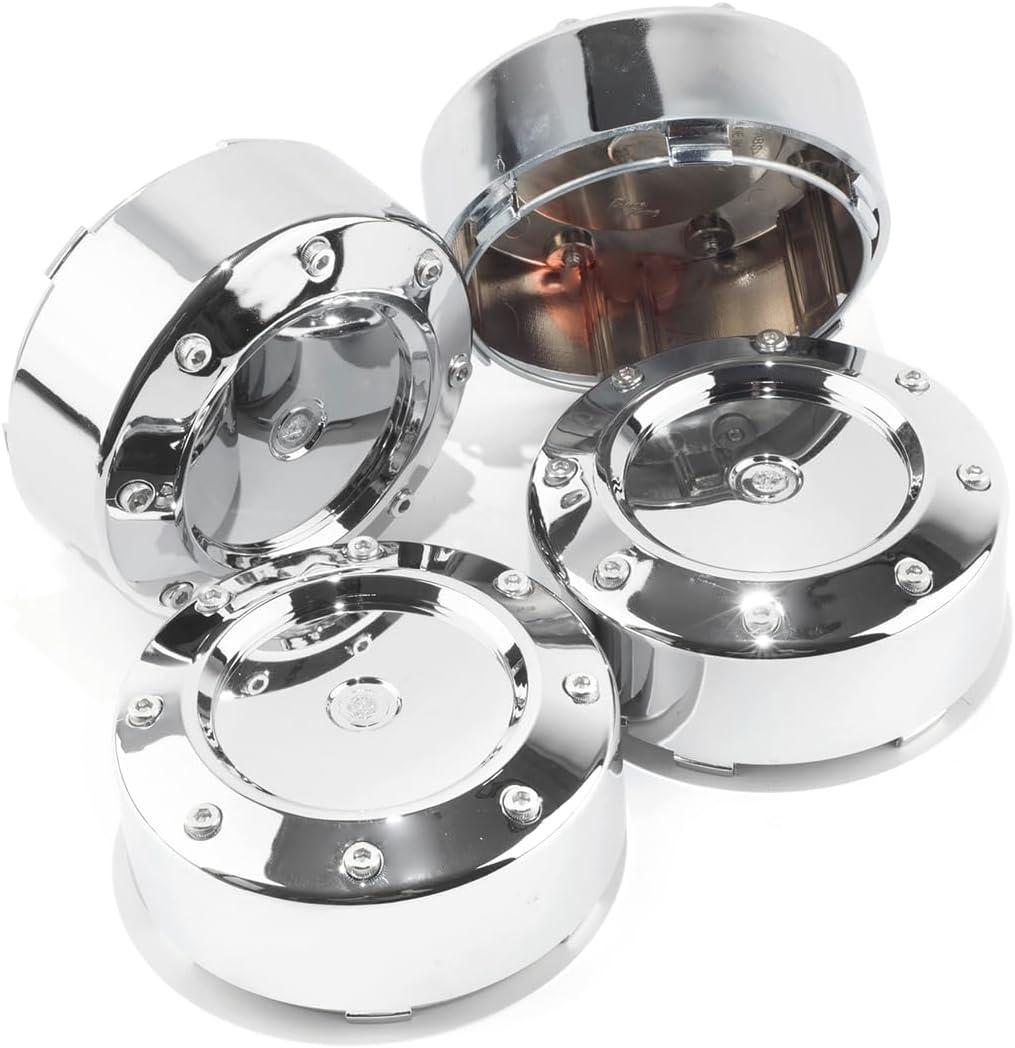 Wheel Center Caps for Mayhem Rim Hubcaps Center Cover Replacement for Rim (Clip Diameter: 3.74in), 4 Pack, OD 4.02in / ID 3.74in