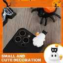 Ghostees Mystery Phone Buddy, Stick-On Halloween Ghost & Pumpkin Phone Topper, Halloween Cute-Ghost Phones Charm Cute Cling Decoration For All Smartphone(6Pcs)