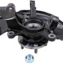 NewYall Front Right Steering Knuckle and Hub Assembly for Lexus RX330 2004-2006, RX350 2007-2009, RX400h 2006-2008, Toyota Highlander 2006 2007