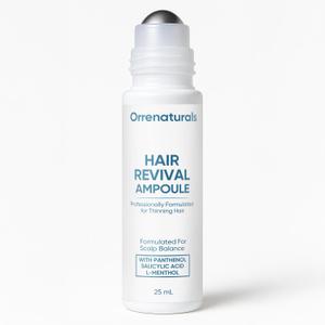 Orrenaturals Hair Revival Ampoule, Hair Growth Serum Roll on for Fuller, Thicker, Stronger Hair (1 Count (Pack of 1)) (1.5 Fl Oz (Pack of 1))