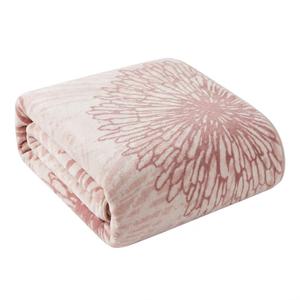 10x16 Extra Large Washable Area Rug – Soft Microfiber Vintage Floral Floor Carpet, Foldable & Non-Slip Backing for Living Room, Bedroom, Dining Room, and High-Traffic Areas (Blush Pink)