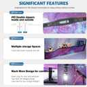 Bed Tent,Portable Privacy Sleeping Bed Canopy,Blackout 90% Drapes for Kids and Adult,Indoor Space Tent with Breathable Large Mesh Windows (Tw", Unicorn)