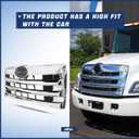 Front Chrome Grill Grille fit for 2011+ Hino 238 258 268 338 Semi Trucks