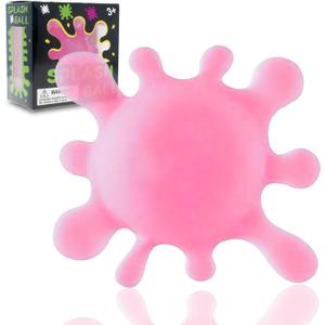 Spectacular Splat-Tastic Squishy Toy, Stress Splat Toy, Gel Filled Fidget Toys for Kids Stress Relief - High Density Squeeze Balls for Students Calming,Ideal Gifts for Kids, Birthday & Christmas