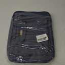 NISHEL Travel Toiletry Bag for Women, Makeup Essentials Organizer, Hanging Case for Accessories, Cosmetics, Large Size, Aegean-Blue