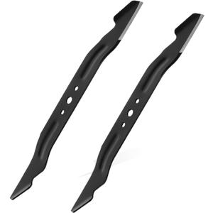 Ketofa 2 Pack AB2100 Lawn Mower Blade Replacement Compatible with EGO Power+ 56V Models LM2100 LM2101 LM2100SP LM2102SP, 3-in-1 Mower Blade for Mulching, Bagging & Side Discharge Black