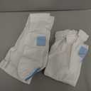 2Pairs Ted Hose Compression Stockings for Women and Men, Anti Embolism Compression Stockings, Surgical Compression Stocking, 15-20 mmHg Compression TED Hose with Inspect Toe Hole (Thigh High)