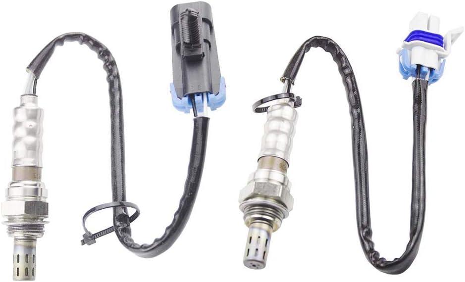 2PCS Oxygen Sensor for 2004-2005 Chevrolet Impala Monte Carlo 3.8L; 2004-2005 Buick Lesabre Park Avenue 3.8L; 2004-2005 Pontiac Bonneville 3.8L Upstream + Downstream